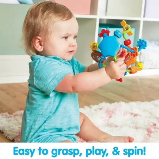 Kidoozie Little Hands Activity Ball, Perfect for Teething, Develops Hand-Eye Coordination, Emits Soothing Sounds, For Children 6-24months image {2}