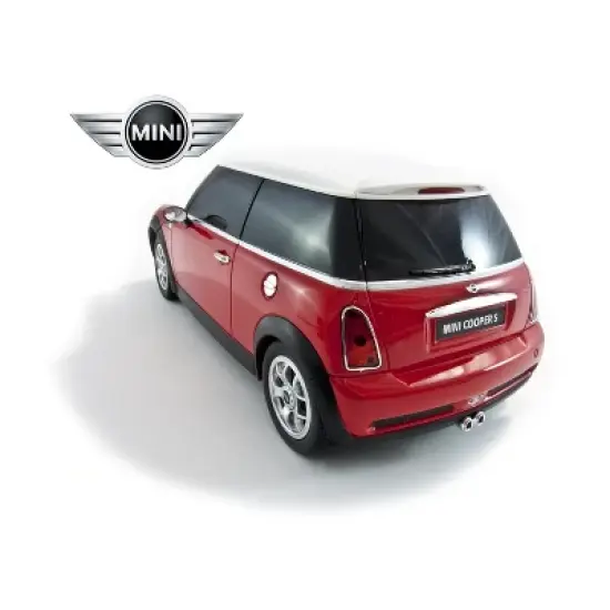 Link Ready! Set! Go!1:14 RC Mini Cooper Toy Car, Realistic Remote Control Car Model - Red image {2}