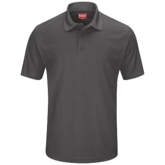 Red Kap&reg; Men's Short Sleeve Performance Knit&reg; Pocketless Core Polo image {6}