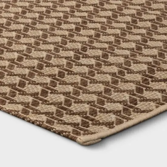 Cane Weave Outdoor Rug Tan - Threshold&trade; image {2}