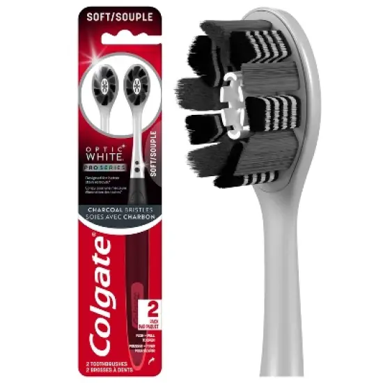 Colgate Optic White Pro Series Manual Toothbrush - 2ct image {9}
