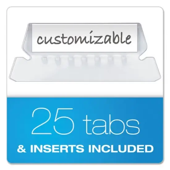 Pendaflex Colored Hanging Folders, Letter Size, 1/5-Cut Tabs, Red, 25/Box image {5}