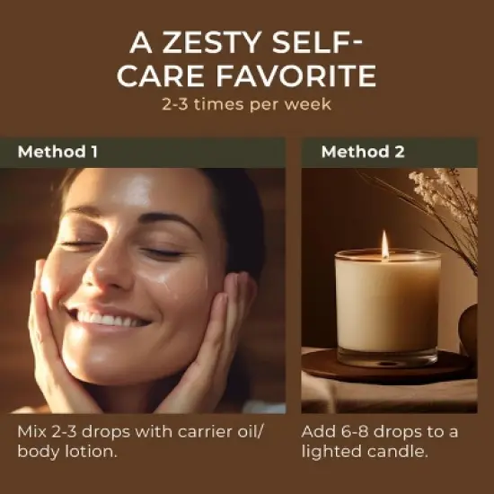 Gya Labs Lemon Essential Oil for Skin - 0.34 Fl Oz - Lemon Oil for Diffuser, Cleaning image {3}