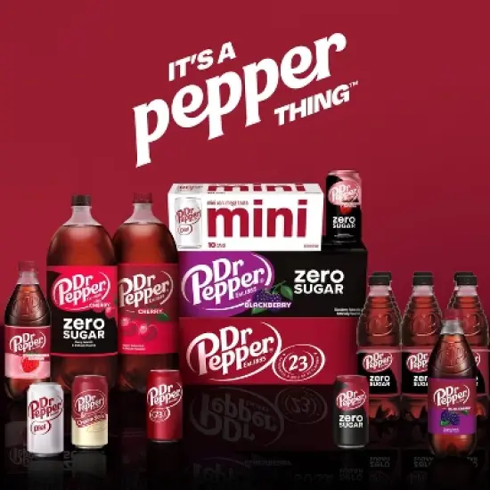 Dr Pepper Zero Sugar Soda - 12pk/12 fl oz Cans image {7}