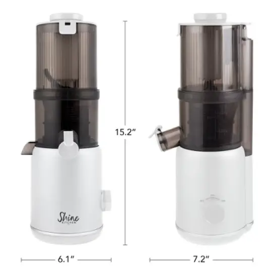 Tribest Shine Kitchen Co. Multi-Batch Compact Cold Press Juicer image {6}