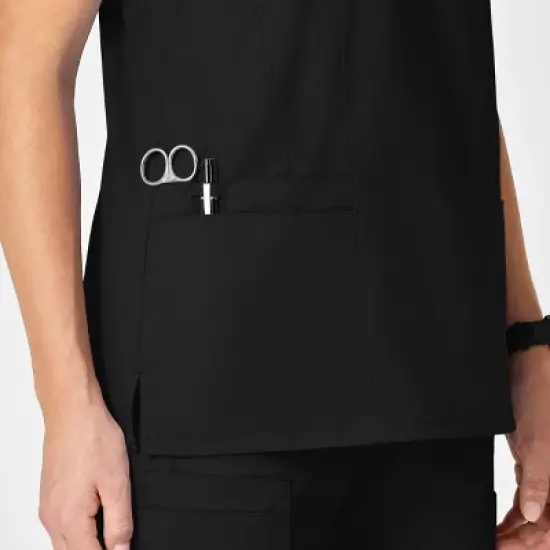 Wink WonderWORK Women's Shaped V-Neck Scrub Top image {6}