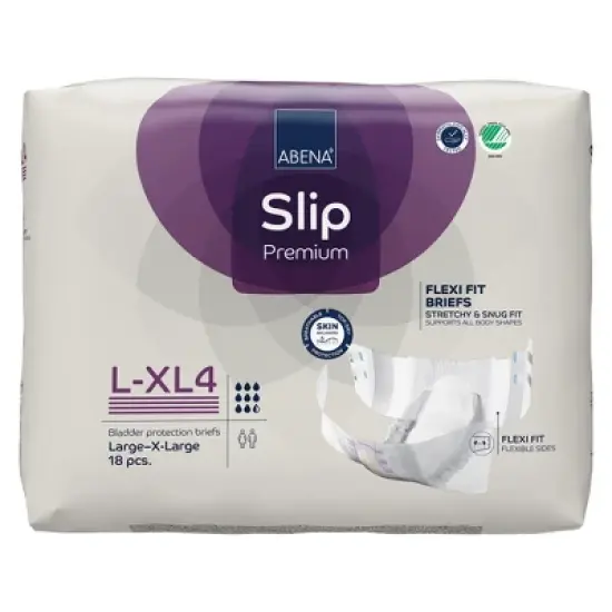 Abena Slip Flexi Fit Adult Incontinence Brief XL Heavy Absorbency Breathable, 1000021167, 18 Ct image {1}