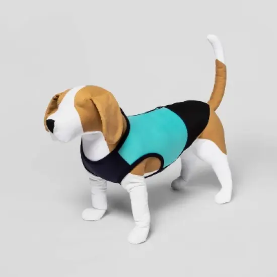 Spacer & Mesh with Zipper Centerback Cooling Dog and Cat Vest - Blue - Boots & Barkley&trade; image {3}