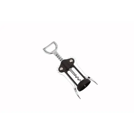 J&V TEXTILES Wing Corkscrew Wine Opener Black image {1}