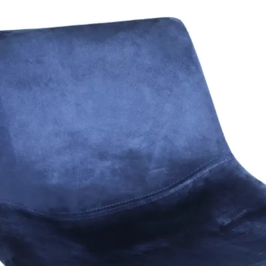 Cedric Modern Glam Velvet Counter Height Barstool Blue/Gold - Christopher Knight Home image {8}
