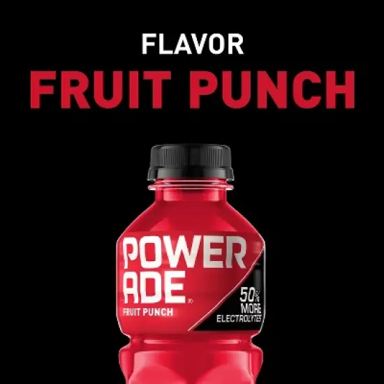 POWERADE Fruit Punch Sports Drink - 20 fl oz Bottle image {1}
