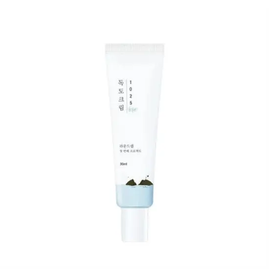 Round Lab Korean Skincare 1025 Dokdo Eye Cream with Adenosine and Niacinamide to reduce fine lines and wrinkles | 30ml (1.01 fl.Oz) image {1}