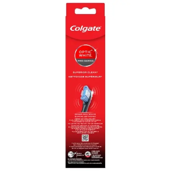 Colgate Optic White Pro Series Sonic Battery Powered Toothbrush - Black image {1}