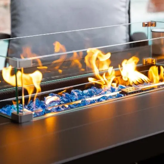 Kinger Home 10 lbs (1/2 in) Fire Glass, Multiple Colors image {6}