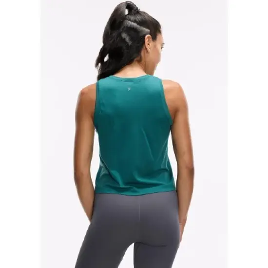 Peloton Women's Seamless Muscle Tank, Teal image {2}