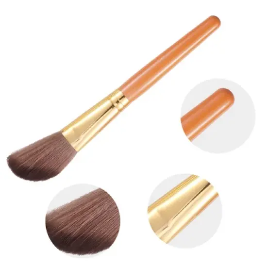 Unique Bargains Makeup Brush Set Concealer Blush Nylon Plastic Metal Handle 9 Pcs image {2}