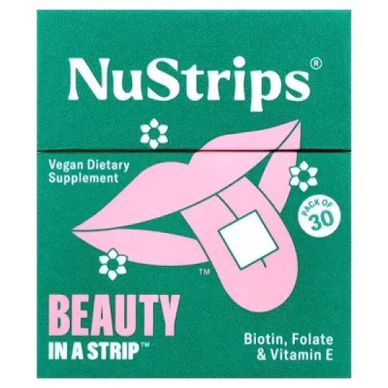 NuStrips Beauty In A Strip&trade;, Sweet Strawberry, 30 Strips image {5}