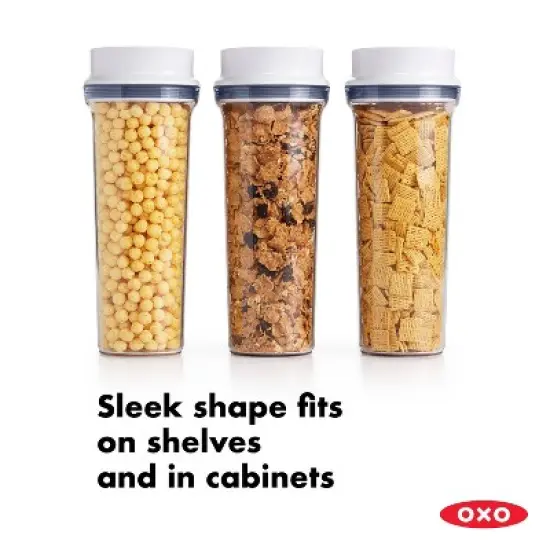 OXO POP 2.5qt Airtight Small Cereal Dispenser image {7}
