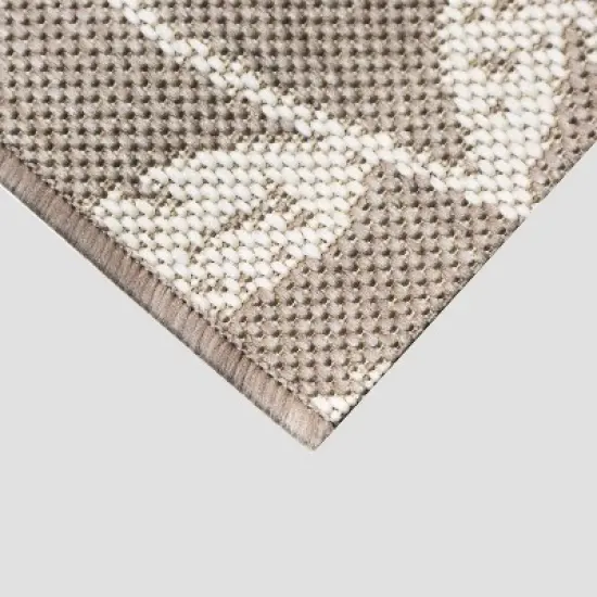 7' x 10' Vintage Floral Outdoor Rug Neutral - Threshold&trade; image {1}