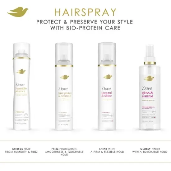 Dove Beauty Style + Care Extra Hold Hairspray - 9.25 fl oz image {5}