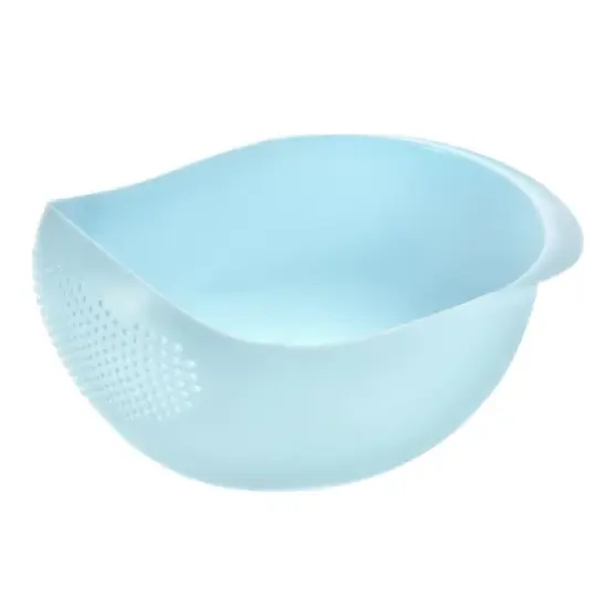 Unique Bargains Plastic Multipurpose Rice Fruit Washing Colander Drain Basket image {3}