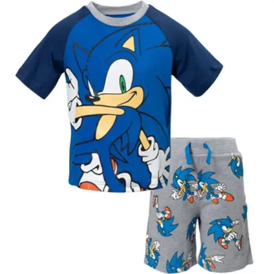 SEGA Sonic the Hedgehog T-Shirt French Terry Shorts Set image {9}
