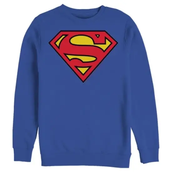 Men's Superman Classic Logo Sweatshirt image {2}