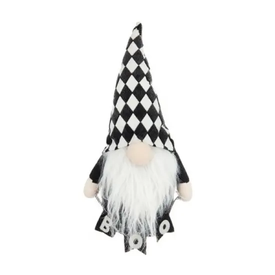 Whisen Fabric Gnome Decor, Halloween Decoration - Black & White image {2}