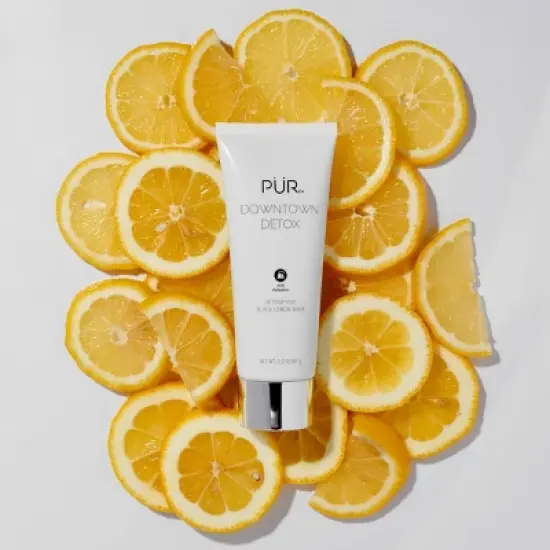PUR The Complexion Authority Downtown Detox Detoxifying Black Lemon Mask - 2.9oz - Ulta Beauty image {5}