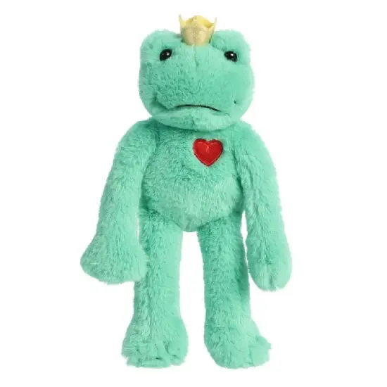 Aurora Valentines 11" Frog Prince Green Stuffed Animal image {4}