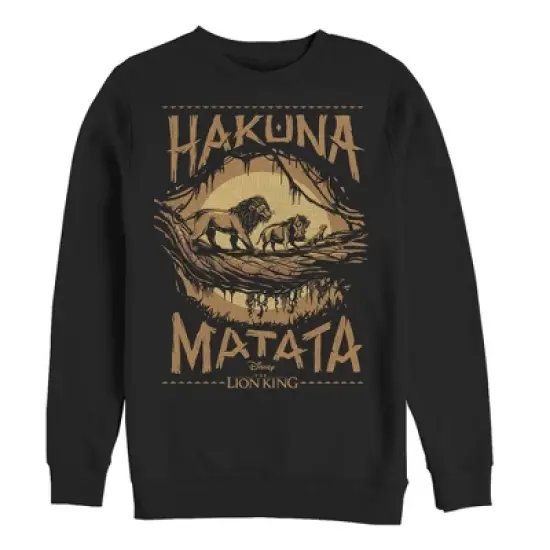 Men's Lion King Hakuna Matata Jungle Trio Sweatshirt image {2}