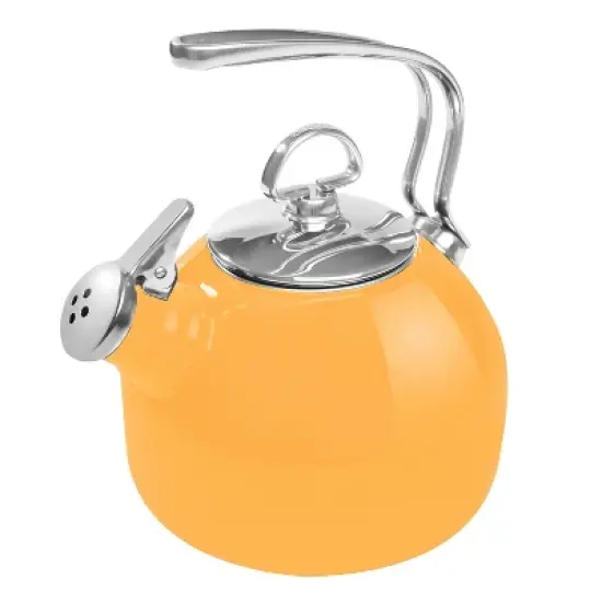Chantal Classic Enamel-on-Steel Teakettle, 1.8 quart image {6}