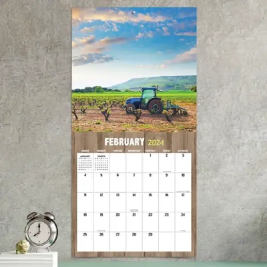 TF Publishing 2024 Wall Calendar 12"x12" Tractors & Farm image {2}