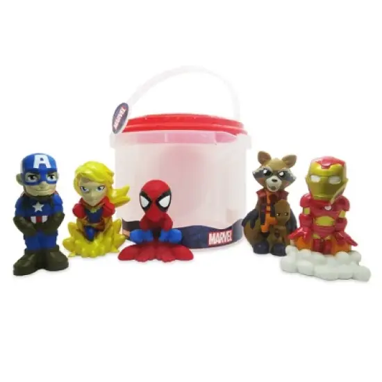 Disney Marvel Avengers 6pc Bath Toy Set - Disney store image {1}