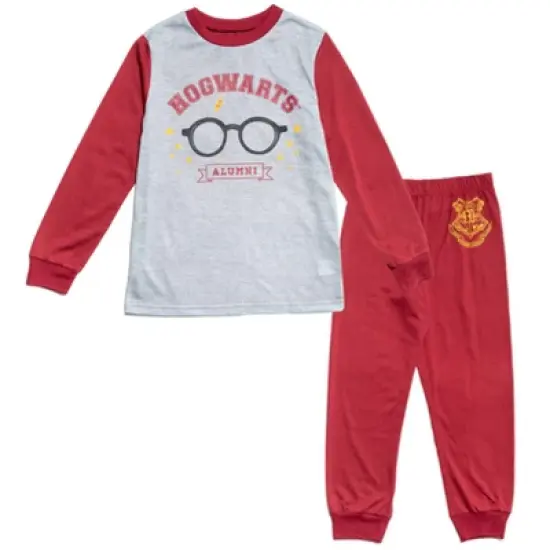 Harry Potter Pajama Shirt and Pants Sleep Set Little Kid to Big Kid image {8}