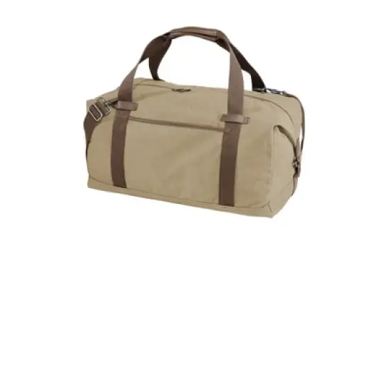 Port Authority Classic Expandable Duffel Bag with Faux Leather Trim - 45L image {1}