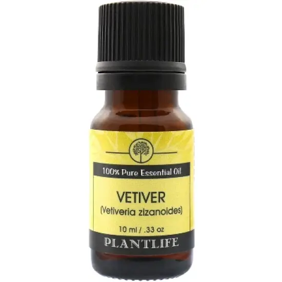 Plantlife Vetiver Aromatherapy Essential Oil &ndash; 100% Pure, Therapeutic Grade, No Additives or Fillers, 10 ml image {2}