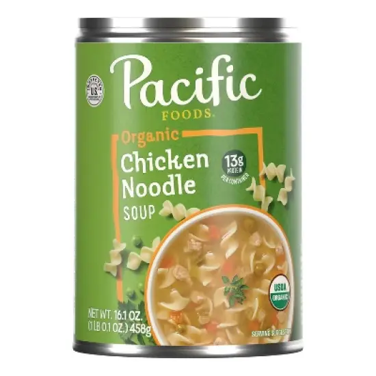 Pacific Foods Organic Chicken Noodle Soup - 16.1oz image {7}