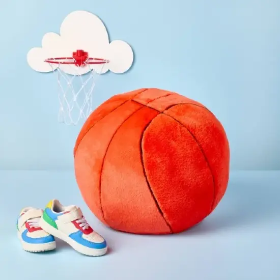 15" Basketball Plush - Gigglescape&trade;: Character Stuffed Animal, Polyester Material, Plush Toy image {1}