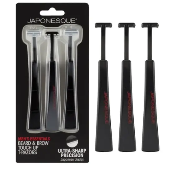 JAPONESQUE Beard & Brow Touch Up T-Razor - 3ct image {6}