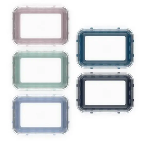 Ello 10pc Meal Prep Food Storage Container Set Pastels image {2}