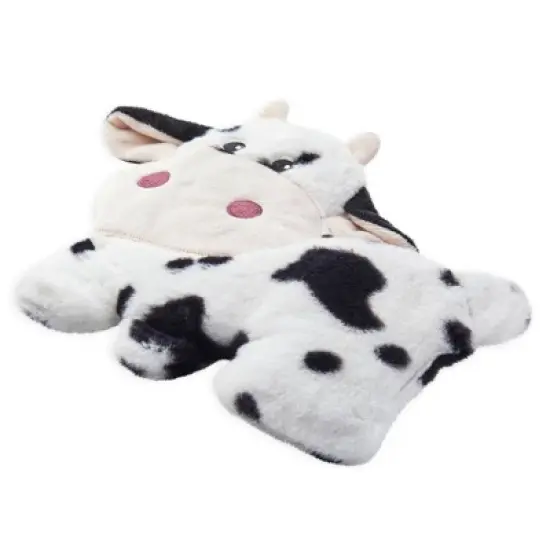 Zodaca Lavender Scented Microwavable Stuffed Animal Cow Plush Heating Pad for Pain Relief image {2}