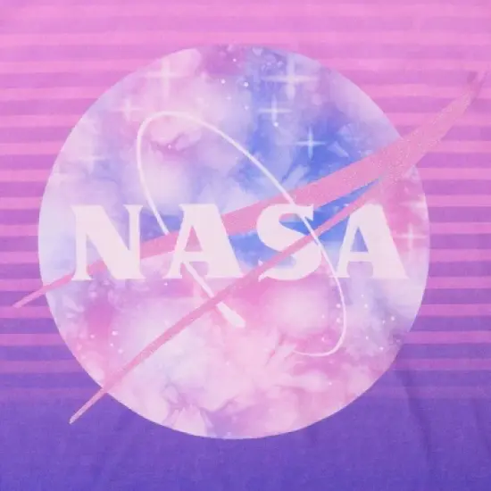 Girls' NASA 2pc Pajama Set - Pink image {3}