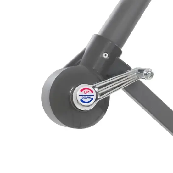 9.5' UV Resistant Offset Cantilever Patio Umbrella with Base Weights - CorLiving image {4}