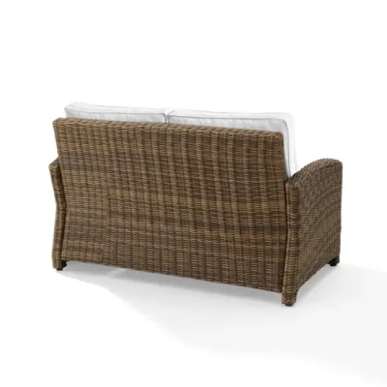Bradenton Outdoor Wicker Loveseat - Crosley
 image {7}