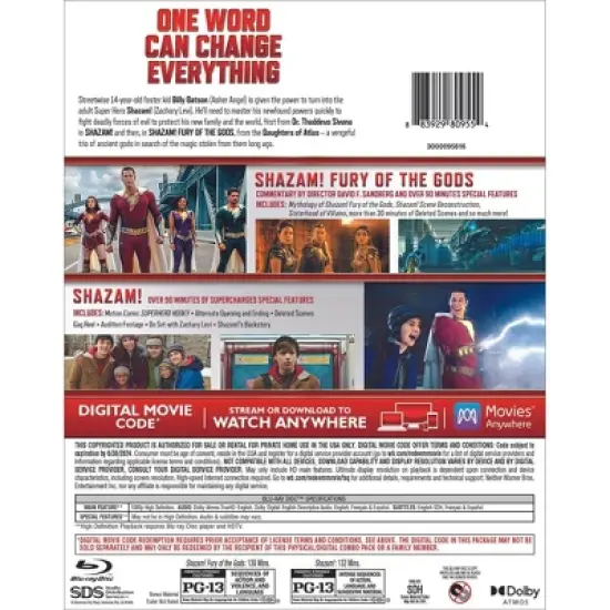 Shazam! 2-Film Collection image {1}
