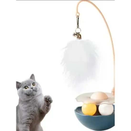 Cat Toys - Interactive Toy for Cat | Kitten Toys | Lightweight Resin Duck Shape Fun Stick for Kitten Play Indoor Outdoor image {6}
