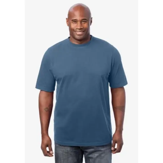 KingSize Lightweight Stretch Mesh Pique Crewneck image {5}