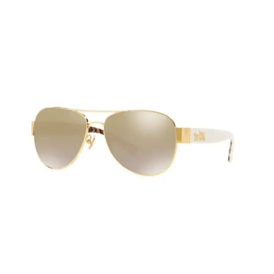 Coach HC7059 58mm Female Pilot Sunglasses image {6}