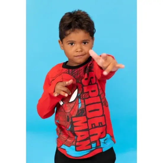 Marvel Avengers Captain America  2 Pack Long Sleeve Graphic T-Shirts Toddler image {2}